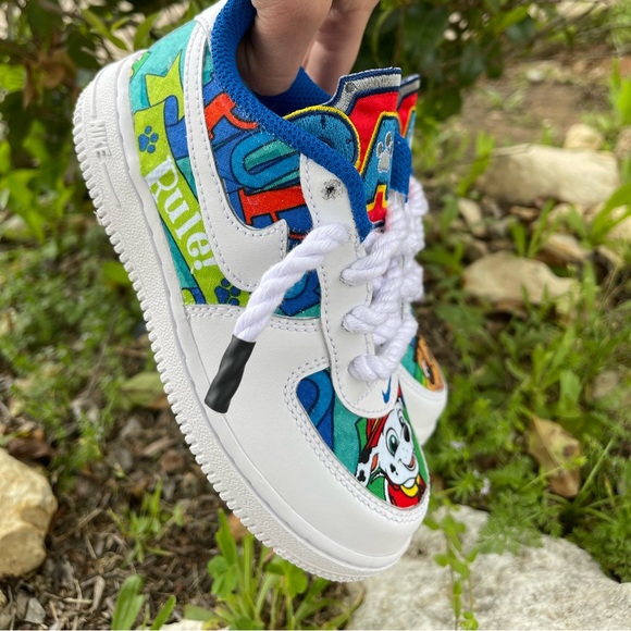 Paw patrol kids Air Force 1 shoes - Picture 2 of 8